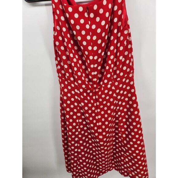 Retro 50's Polka Dot Sleeveless Dress Bow Son Jung Wan Small - Picture 6 of 6